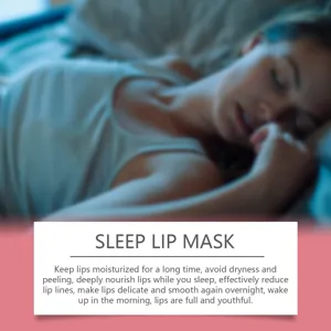 Masque de nuit pour les lèvres hydratant, nourrissant intensément et réduisant les rides.