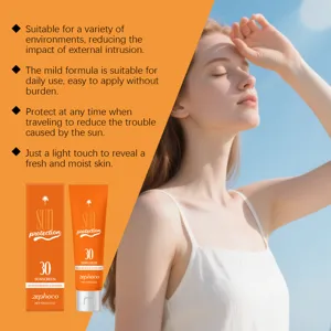 zephoco αντηλιακή κρέμα προσώπου SPF 30 ελαφριά προστασία ενυδάτωση επιδερμίδας 100g
