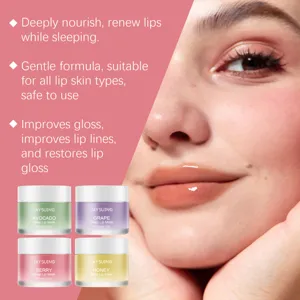 Le masque de nuit pour les lèvres JAYSUING nourrit intensément, répare et lisse les lèvres sèches.
