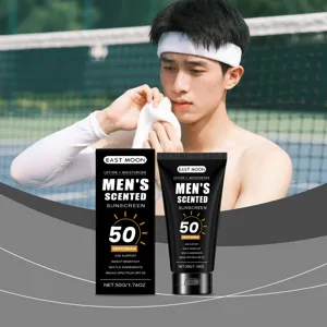 East Moon Crème Solaire Parfumée pour Hommes Hydratante Imperméable Anti-Transpiration Protection Solaire Visage Soin Quotidien