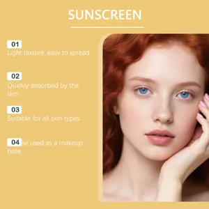 Dettaglio della texture della crema solare leggera, rinfrescante e ad assorbimento.