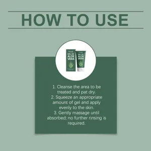 HOYGI aloe vera soothing gel 100g hydrating moisturizer daily skin care detail view