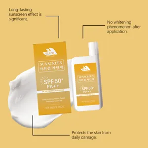 Hanchobit crema solare idratante SPF 50+ con formula leggera per protezione quotidiana 50g