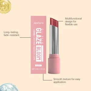 ZEPHOCO Glaze Bloom Lip Balm λεπτομερής παρουσίαση με απαλή υφή και βαθιά ενυδάτωση.