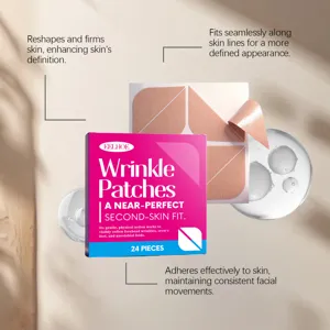 EELHOE face wrinkle patches 24pcs firming smoothing anti aging face skin care pad