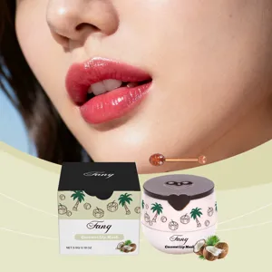 Mascarilla labial hidratante de coco con fórmula nutritiva para labios suaves, 5,5g.