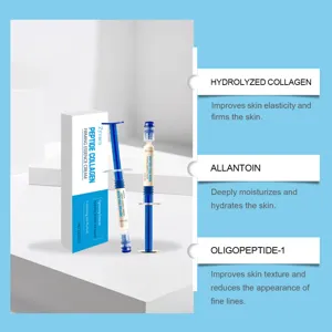Detail view of Zyvarn peptide collagen firming essence cream, showing packaging and ingredients.