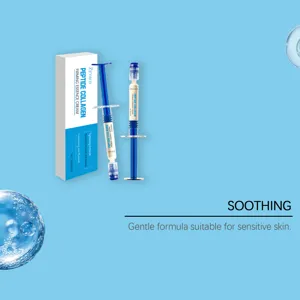 Detailed view of Zyvarn peptide collagen firming essence cream tube packaging and soft texture.