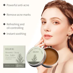 Eelhoe Anti-Acne Day Balm Oil Control Moisturizing Face Cream Skincare Treatment 50g