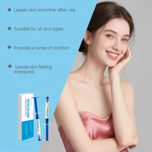 Zyvarn peptide collagen firming essence cream with syringe applicator for smooth and radiant skin.