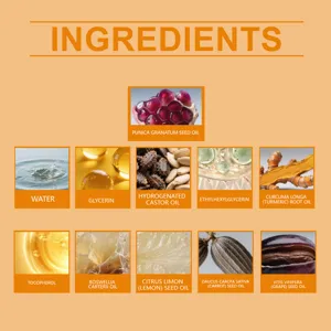Vista dettagliata che mostra estratti vegetali naturali e oli essenziali per la cura del viso.