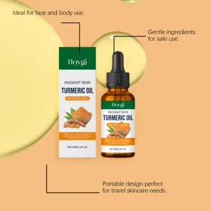 HOYGI Olio Viso e Corpo alla Curcuma Idratante Illuminante Siero di Bellezza 30ml