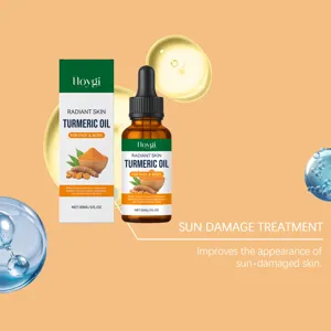 HOYGI Olio di Curcuma Viso e Corpo 30ml Idratante Illuminante Cura della Pelle Naturale