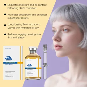HANCHOBIT Eau de Saumon Sérum Ampoule Anti-Rides Visage 50ml Raffermissant Hydratant