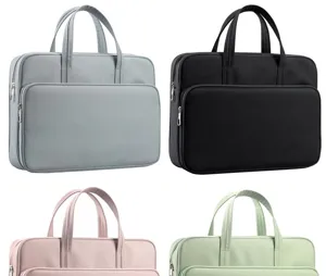 Mehrschichtige Dokumententasche mit grossem Fassungsvermögen Laptoptasche Business Stil