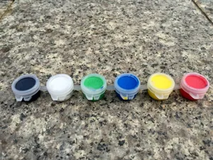 3ml 6er Set Acrylfarben Streifen für Kinder Malerei DIY Gips puppen und Kunst Handwerk.