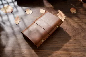 Vintage handmade genuine leather journal notebook diary A5 daily planner sketchbook