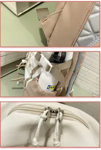 Detailansicht eines langlebigen Rucksacks mit verstärkten Gurten und Tasche