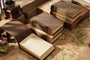 Handmade vintage leather journal notebook retro daily diary blank paper sketch book office gift