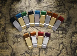 Traveler notebook metal pen clip brass money clip vintage bookmark accessories set