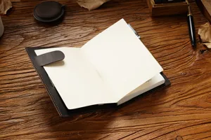 Echtes Leder Vintage Notizbuch Tagebuch Planer Umschlag Bucheinband Bürobedarf Zubehör