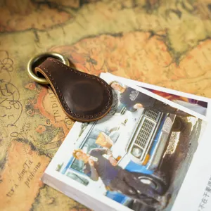 Genuine leather magnetic clip multi-functional portable travel hat bookmark organizer.