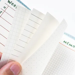 M5 mini loose leaf planner refills paper inserts grid lined blank dotted diary notebook 60pcs