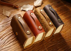 Carnet de notes en cuir vintage fait main journal rétro cadeau pour hommes et femmes