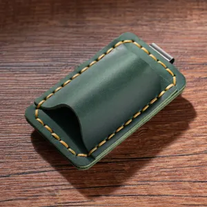 Clip de stylo en cuir fait main retro porte stylo simple pour carnet de voyage en cuir.
