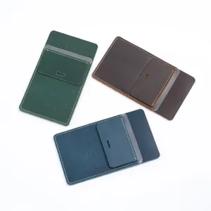 Genuine leather pocket protector for nurse and doctor, pen holder pouch insert organizer.