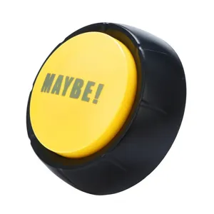Divertido botón zumbador de sonido electrónico juguete para juegos de fiesta y antiestrés.