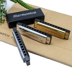10 Kanal Blues Mundharmonika C Dur Tragbares Musikinstrument Anfanger Kinder Erwachsene