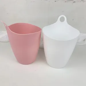 Cesto Portaoggetti da Parete in Plastica Dormitorio Comodino Appendiabiti Secchio per Rifiuti Scrivania Organizzatore Cesto