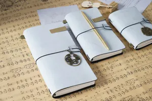 Taccuino da viaggio in pelle vintage diario agenda ricaricabile blocco note regalo.