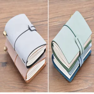 Quaderno in pelle da viaggio diario vintage retro agenda portatile tascabile taccuino