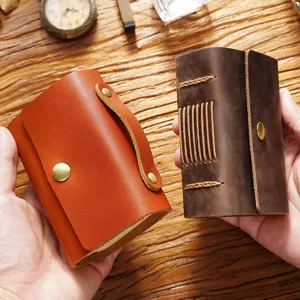 Carnet en cuir vintage de poche journal fait main agenda portable cadeau bloc notes