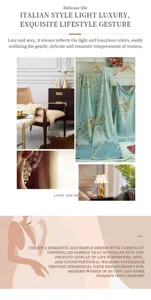 Elegant light blue floral print imitation silk sleepwear robe and slip dress set for women