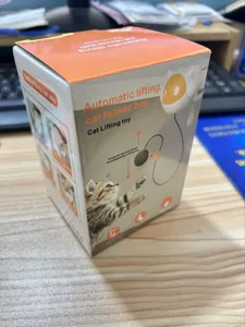 Détails de la boîte d'emballage du jouet électrique pour chat à levage automatique.