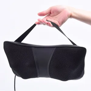 Electric cervical massage pillow with heat therapy for neck back waist pain relief.