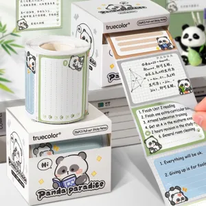 Dibujos Animados Capibara Panda Notas Adhesivas Extraíbles Totalmente Adhesivas Para Estudiantes Bloc De Notas De Papel Multi Patrones Para Escuela Oficina