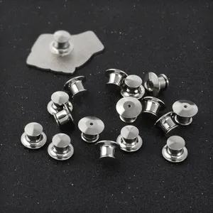 Zinc Alloy Butterfly Pin Backs Metal Clutch Pin Backs For Brooch Pins Badges DIY Jewelry Replacement Jewelry Findings Findings