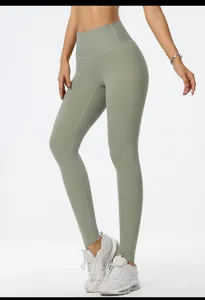 Leggings da yoga a vita alta senza cuciture da donna, pantaloni sportivi per fitness e palestra.