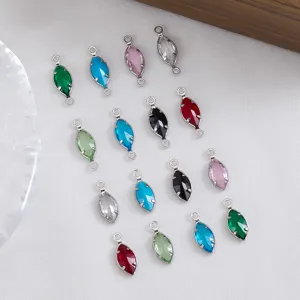 Colgantes de marquesina de acero inoxidable 304 y vidrio para diseños de joyería