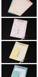 Set de papel de cartas y sobres florales con diseño 'Flower Time' romántico