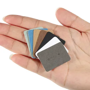 Assorted multi-color small earring display cards 2.5x3.5cm for DIY jewelry accessories