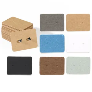 50pcs multi-color earring display cards for DIY jewelry packaging