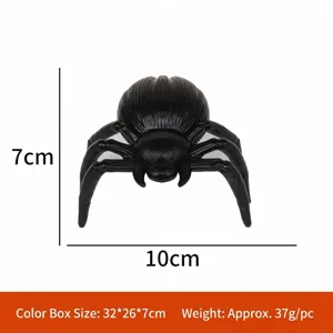 Juguete decoración araña Halloween con medidas 10x7cm y detalles de peso
