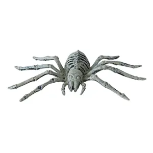 Esqueleto de araña realista para Halloween, decoración para fiestas en interior y exterior
