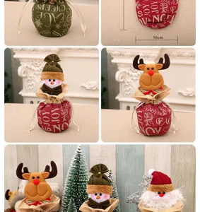 Details zu Weihnachts-Geschenktüten mit 16cm Breite und festlichen Figuren-Motiven