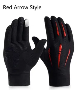 Gants de cyclisme doigts pleins hiver chaud thermique tactile antidérapant sport.